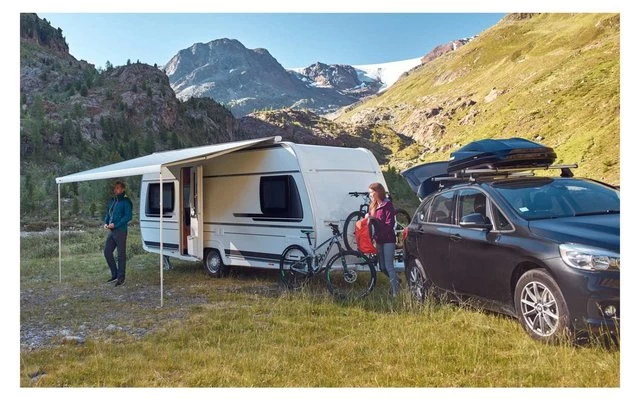 Thule Omnistor 6300 Weiß 2,6 M Grau Dachmarkise 3 Thule Omnistor 6300 Weiß 2,6 M Grau Dachmarkise