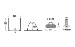 High Peak Mehrzweckzelt Lido 11 High Peak Mehrzweckzelt Lido -Camping Abenteuer Verkauf 615331 4452195