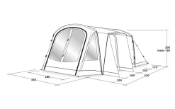 Outwell Nevada 5PE Tunnelzelt -Camping Abenteuer Verkauf 689721 4857848