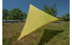 Bent Zip-Canvas Single Verbindbares Sonnensegel 250 X 250 X 250 Cm Weiß Gestreift Karibik