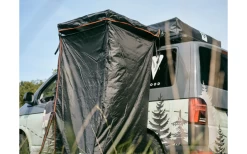 Vickywood Duschzelt Mit Regenhaube 100 Cm Schwarz -Camping Abenteuer Verkauf 696233 4715327