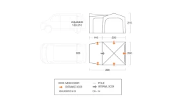 Vango Tailgate Hub Low -Camping Abenteuer Verkauf 703193 4852478