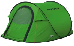 High Peak Vision 3 Einfachdach 3 Personen Pop Up Wurfzelt Grün -Camping Abenteuer Verkauf 712589 4828124 1