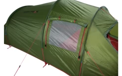 High Peak Falcon 3 LW Lightweight 3 Personen Tunnelzelt Aluminium Gestänge Olive/rot -Camping Abenteuer Verkauf 733031 4904030