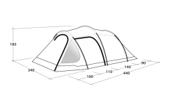 Outwell Earth 2 Doppelbeschichtetes Zelt -Camping Abenteuer Verkauf 789641 5205707
