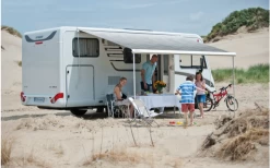 Dometic PerfectWall PW 1500 Wandmarkise 3 M Weiß 12 V -Camping Abenteuer Verkauf 802847 5241161