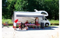 Fiamma F45L 450 Markise Gehäusefarbe Titanium Tuchfarbe Royal Grey 450 Cm -Camping Abenteuer Verkauf 802961 5244557