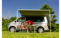 Fiamma F35 Pro 180 Dachmarkise Gehäusefarbe Deep Black Tuchfarbe Royal Grey 180 Cm -Camping Abenteuer Verkauf 808382 5278139