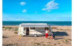 Fiamma F80s 290 Markise Gehäusefarbe Polar White Tuchfarbe Royal Grey 290 Cm -Camping Abenteuer Verkauf 809945 5288006