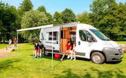 Fiamma F80s 320 Markise Gehäusefarbe Titanium Tuchfarbe Royal Grey 320 Cm -Camping Abenteuer Verkauf 821738 5306780