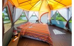 Coleman Octagon Familienzelt Für 8 Personen Orange -Camping Abenteuer Verkauf 823922 5325641